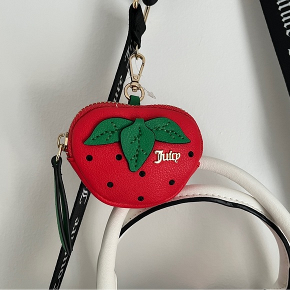 VIRAL juicy couture- sweet n juicy apple (strawberry) satchel bag 🍓 - Picture 5 of 6